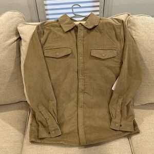 Men’s corduroy jacket with fleece lining